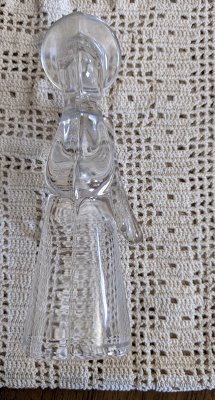 Vintage Christmas Angel Lead Crystal Figurine - Picture 3 of 6